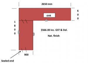 laminated kitchen bench tops